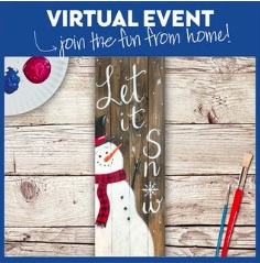 VIRTUAL EVENT! PAINT AT HOME!